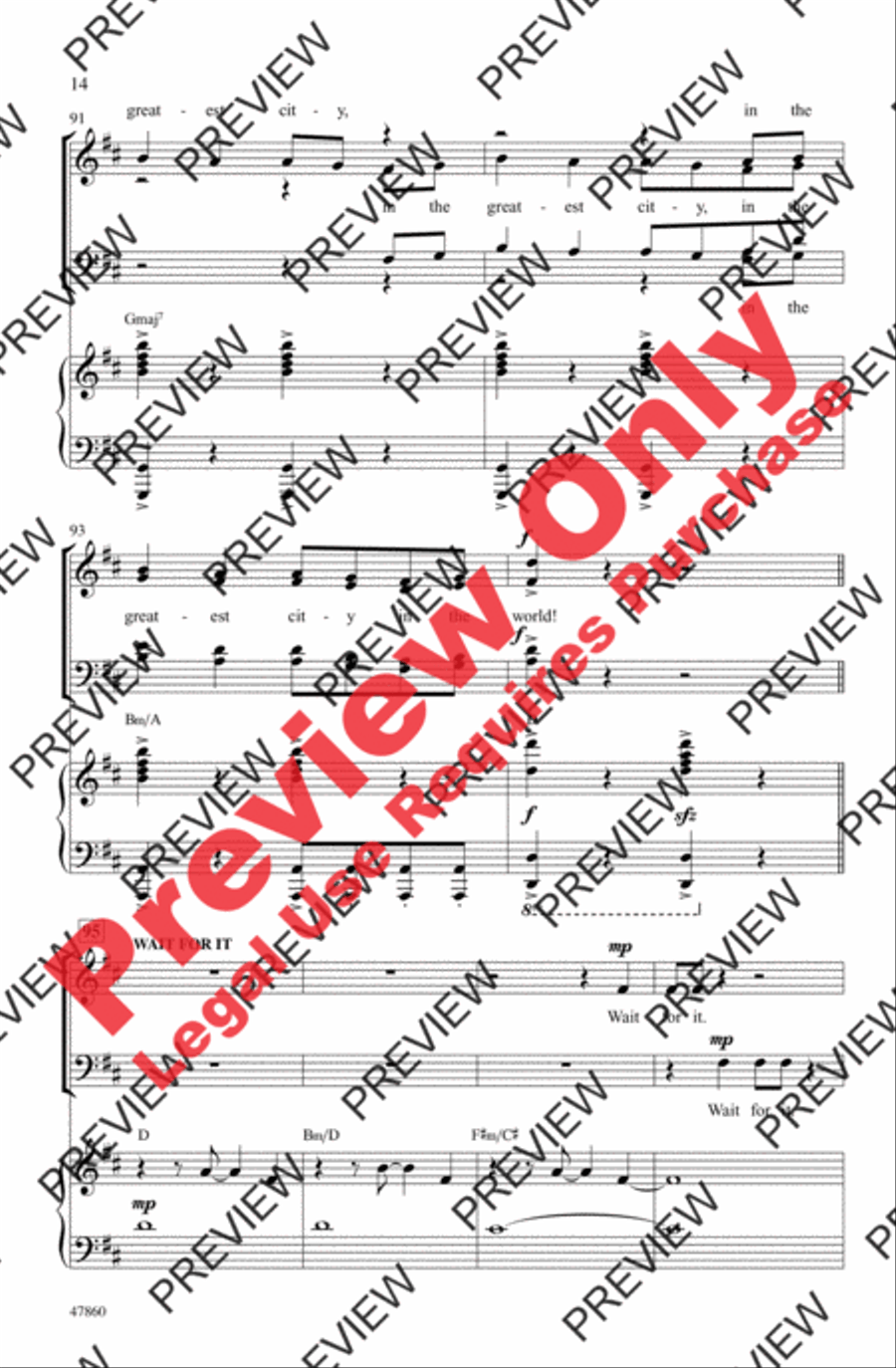 Hamilton Highlights Hamilton Highlights 4-Part scores gallery preview page 14