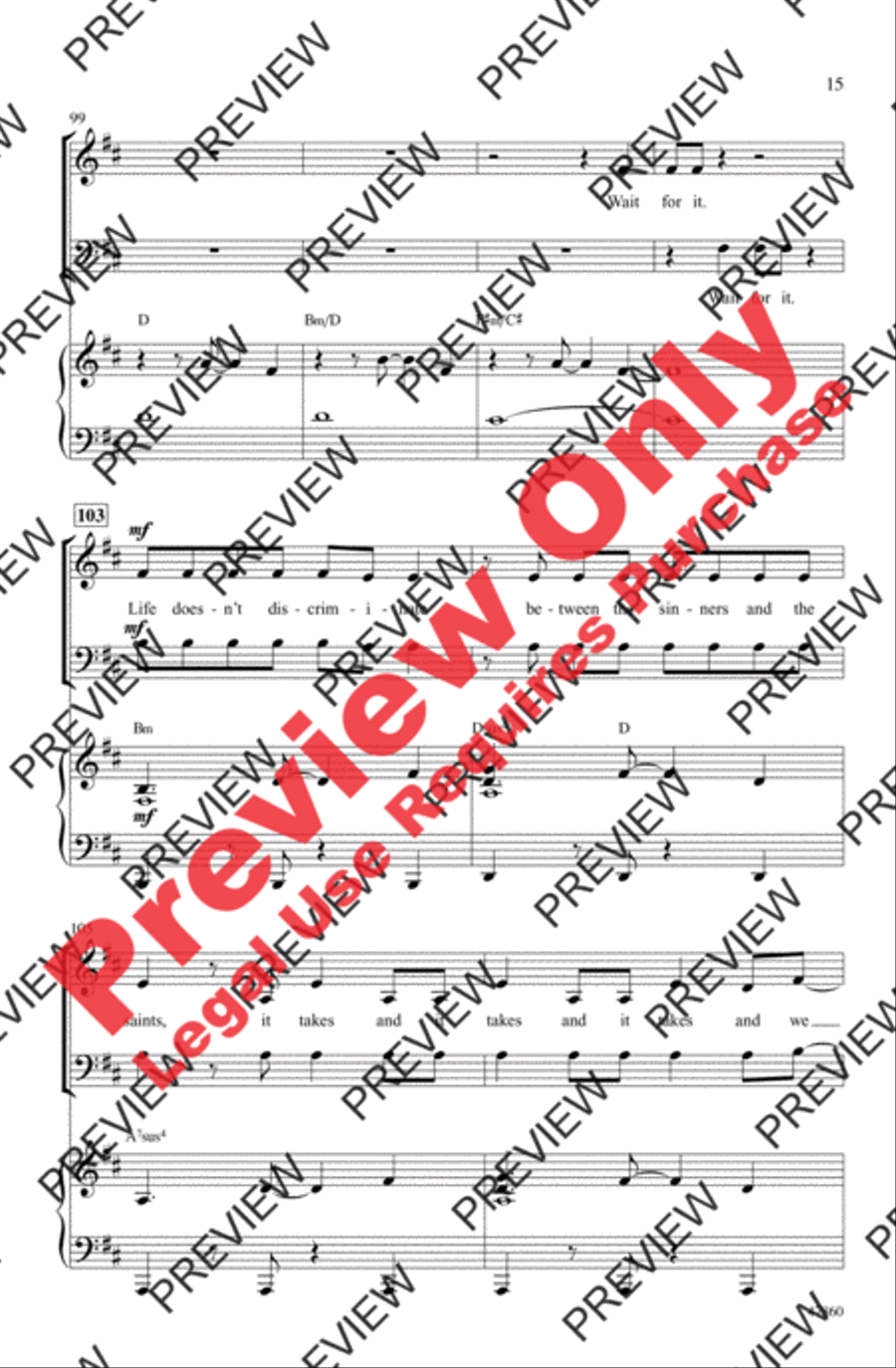 Hamilton Highlights Hamilton Highlights 4-Part scores gallery preview page 15