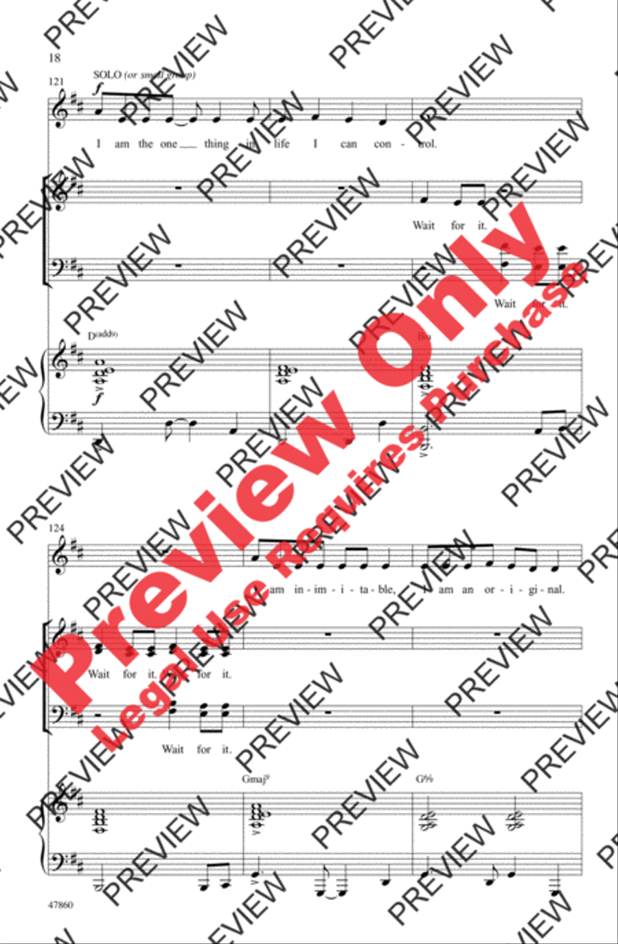 Hamilton Highlights Hamilton Highlights 4-Part scores gallery preview page 18