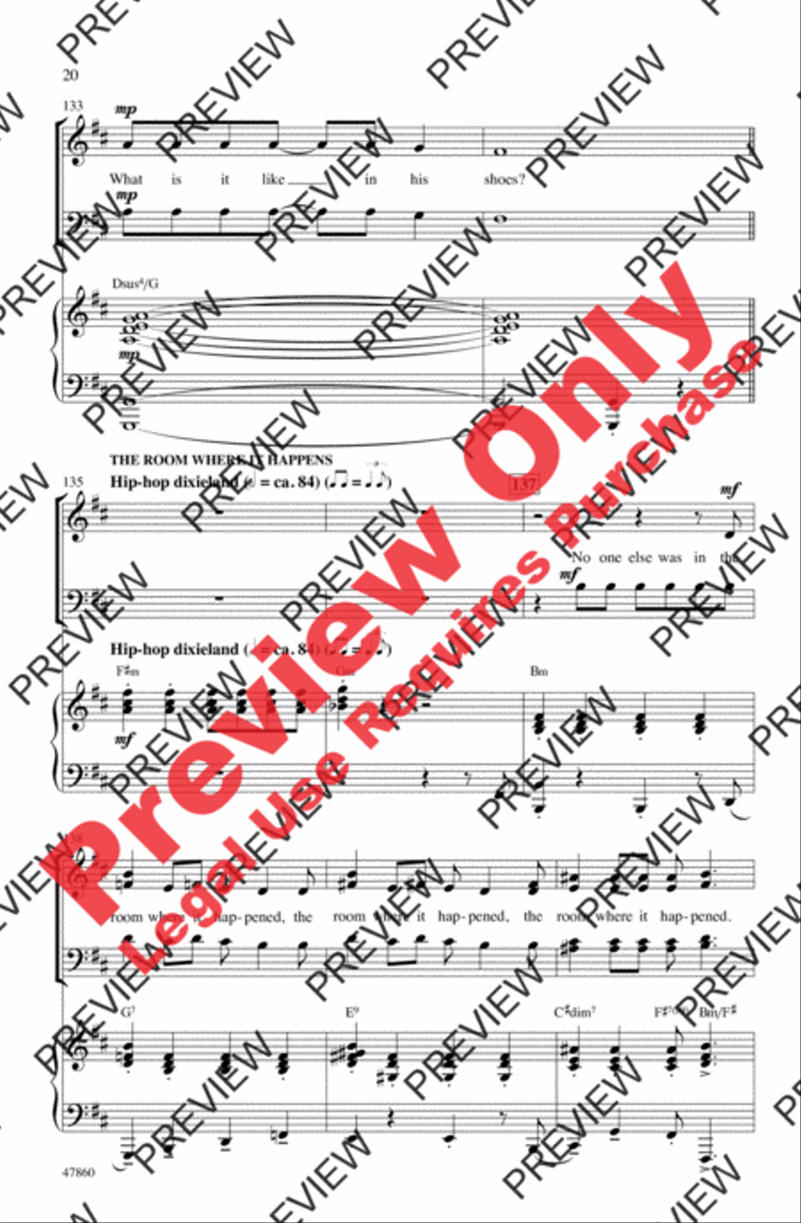 Hamilton Highlights Hamilton Highlights 4-Part scores gallery preview page 20