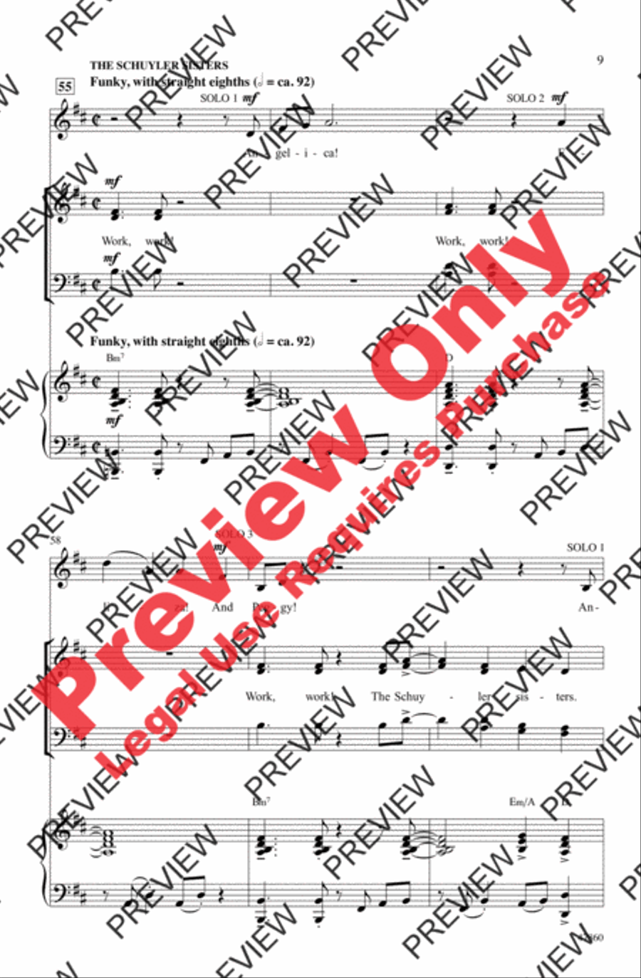 Hamilton Highlights Hamilton Highlights 4-Part scores gallery preview page 9