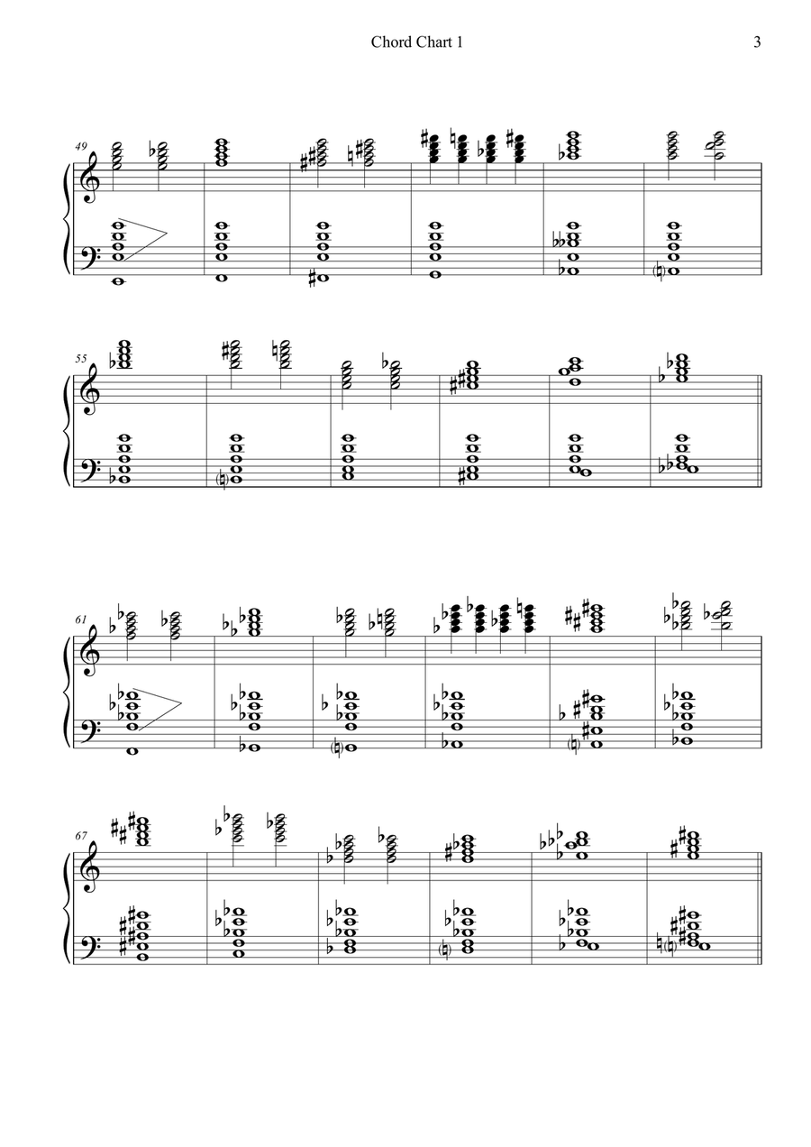 Chord Chart 1 Piano Method scores gallery preview page 3