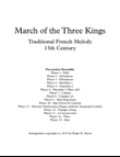 March of the Three Kings - Percussion Ensemble