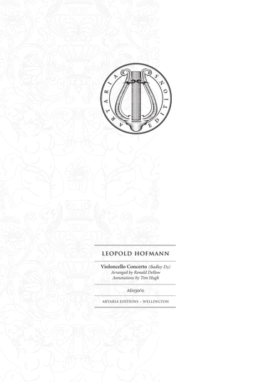 Cello Concerto in D major (Badley D3, Study Edition)
