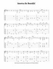 America the Beautiful (For Fingerstyle Guitar Tuned DADGAD)