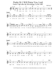 Psalm 30: I Will Praise You, Lord (Easter Vigil 4th psalm) mini preview