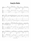 Song for Sheila (For Fingerstyle Guitar Tuned CGDGAD)