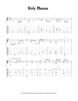 Holy Manna (For Fingerstyle Guitar Tuned CGDGAD)