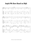 Angels We Have Heard on High (For Fingerstyle Guitar Tuned CGDGAD)