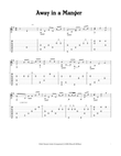 Away in a Manger (For Fingerstyle Guitar Tuned CGDGAD)