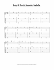 Bring a Torch, Jeannette, Isabella (For Fingerstyle Guitar Tuned DADGAD)
