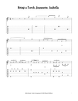 Bring a Torch, Jeannette, Isabella (For Fingerstyle Guitar Tuned CGDGAD)