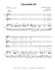 I Surrender All (SAB) mini preview