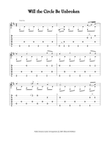 Will the Circle Be Unbroken (For Fingerstyle Guitar Tuned CGDGAD)