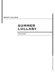 Summer Lullaby