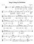 Sing a Song At Christmas