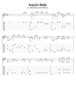 Song for Sheila (For Fingerstyle Guitar Tuned Drop D)