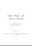 One That Is Ever Kind