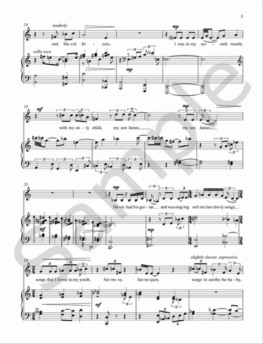 Adieu Solace Mezzo-Soprano Voice scores gallery preview page 5