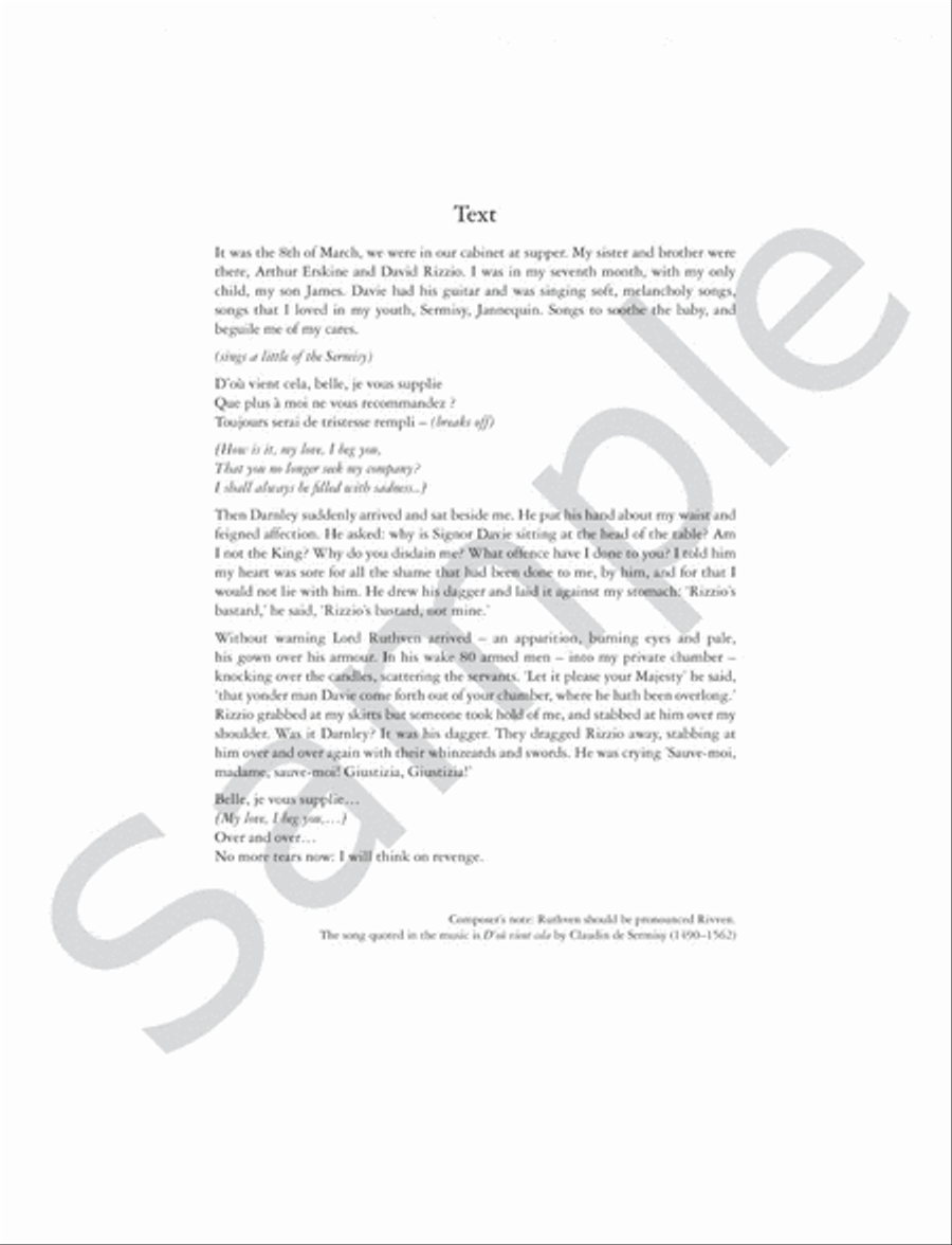 Adieu Solace Mezzo-Soprano Voice scores gallery preview page 6