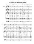 O Jesus, Joy of Loving Hearts (SATB + Descant, Organ)