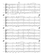 Beer Barrel Polka (roll Out The Barrel) Woodwind Ensemble scores gallery preview page 5