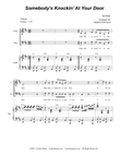 Somebody's Knockin' At Your Door (2-part choir - (TB)