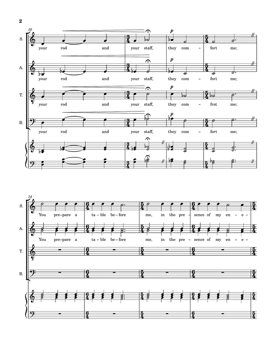 The Valley of the Shadow of Death 4-Part scores gallery preview page 2
