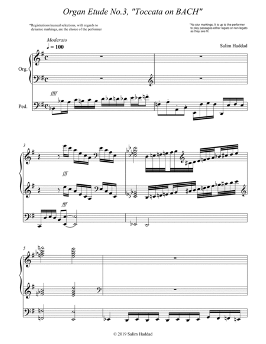 Organ Etude No.3, 