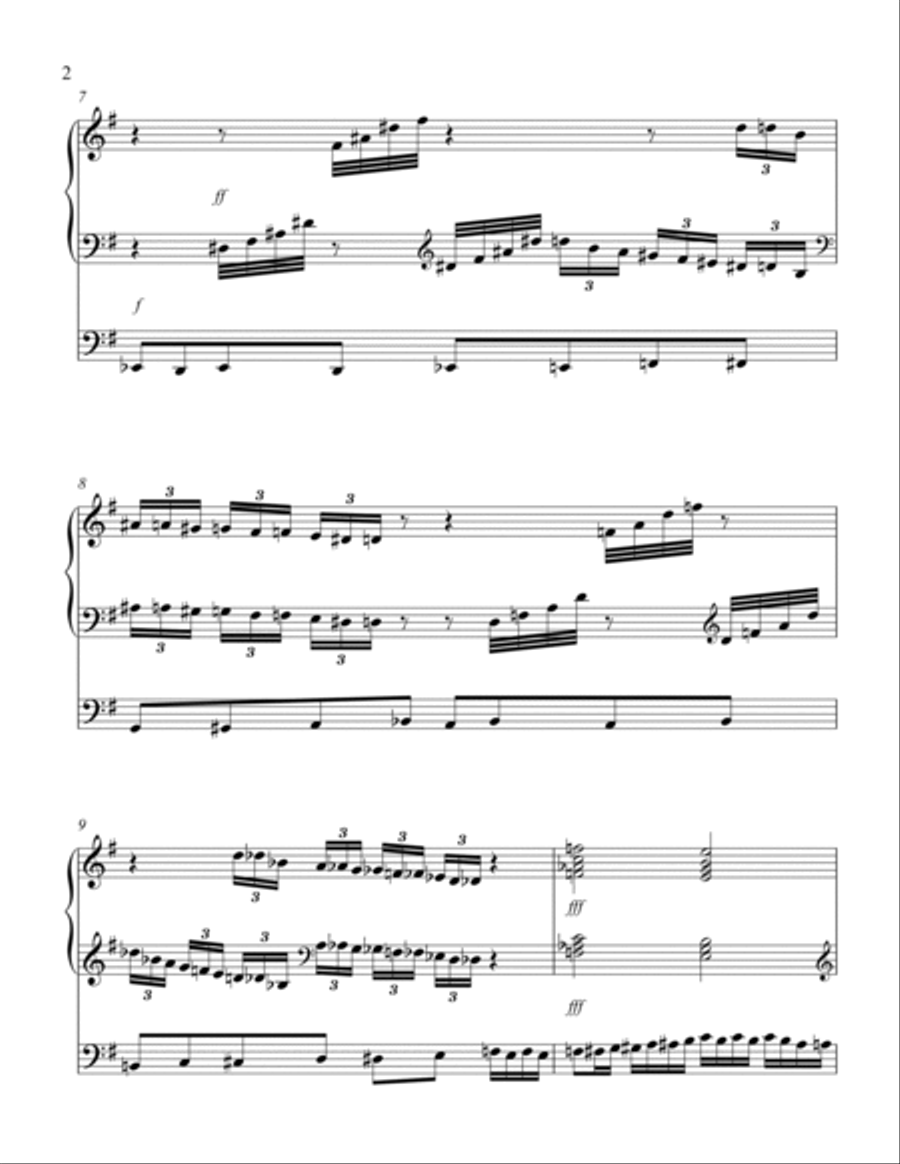 Organ Etude No.3, 