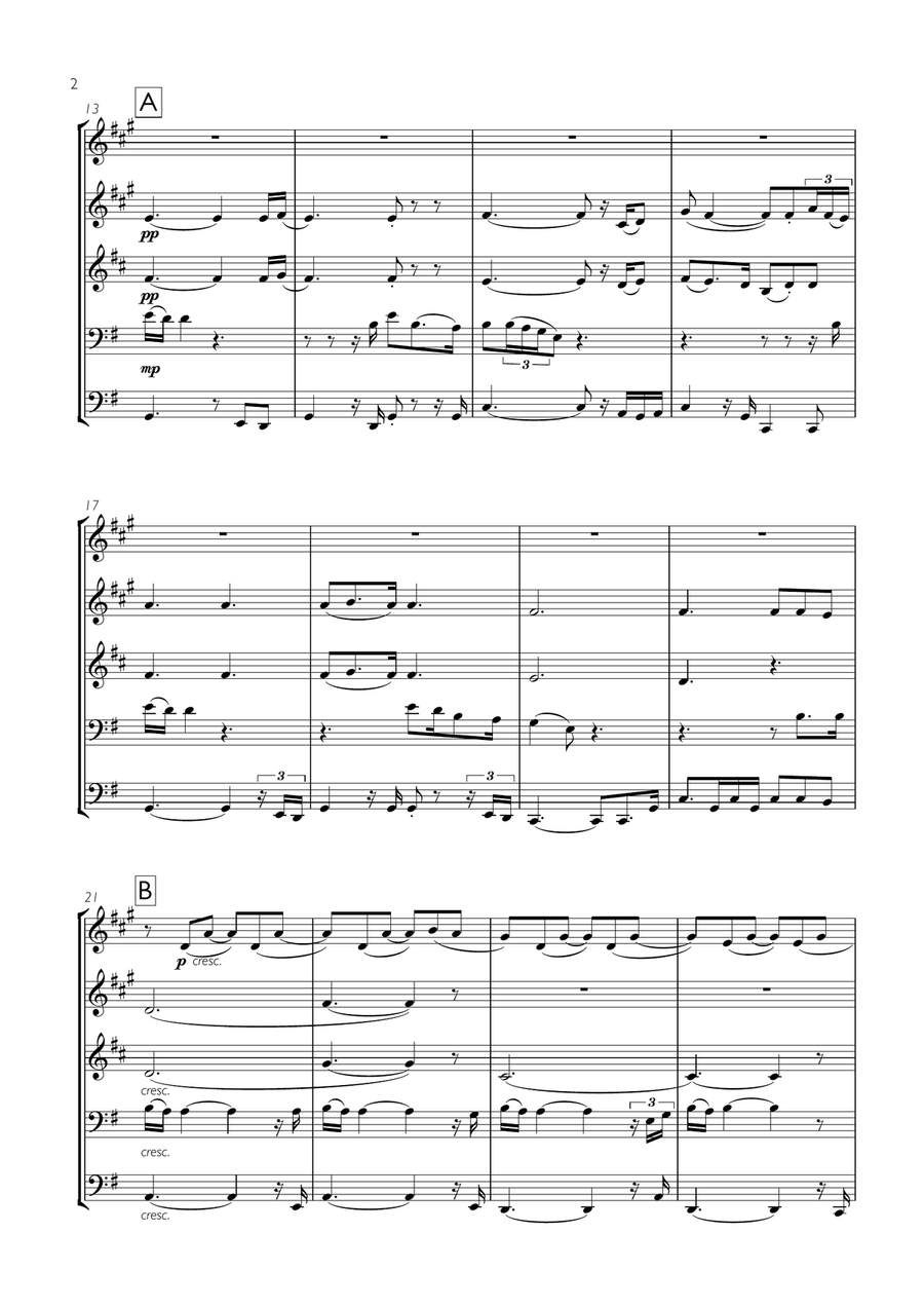 Gravity Gravity Brass Ensemble scores gallery preview page 2