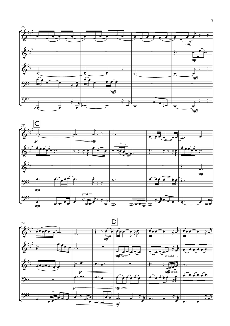 Gravity Gravity Brass Ensemble scores gallery preview page 3