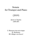 Sonata for Trumpet and Piano