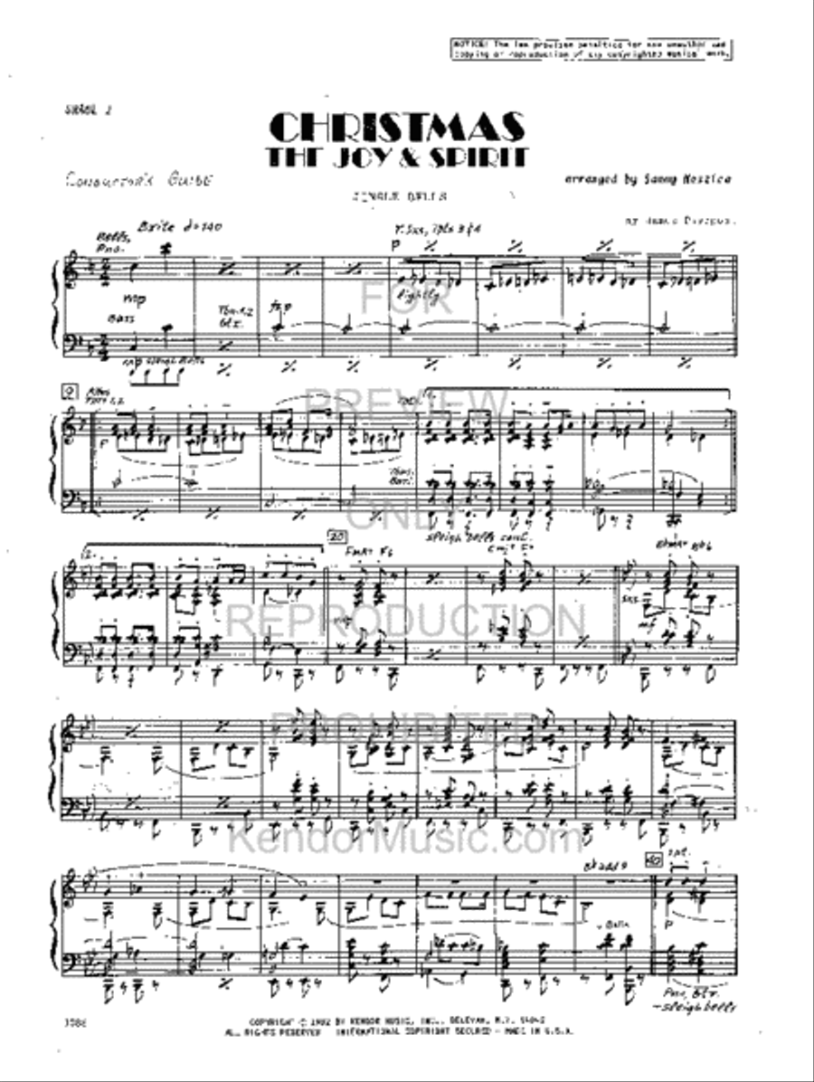 Christmas The Joy & Spirit Jazz Ensemble scores gallery preview page 2