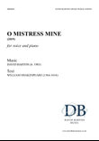 O Mistress Mine