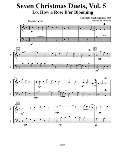 Seven Christmas Duets, Vol. 5