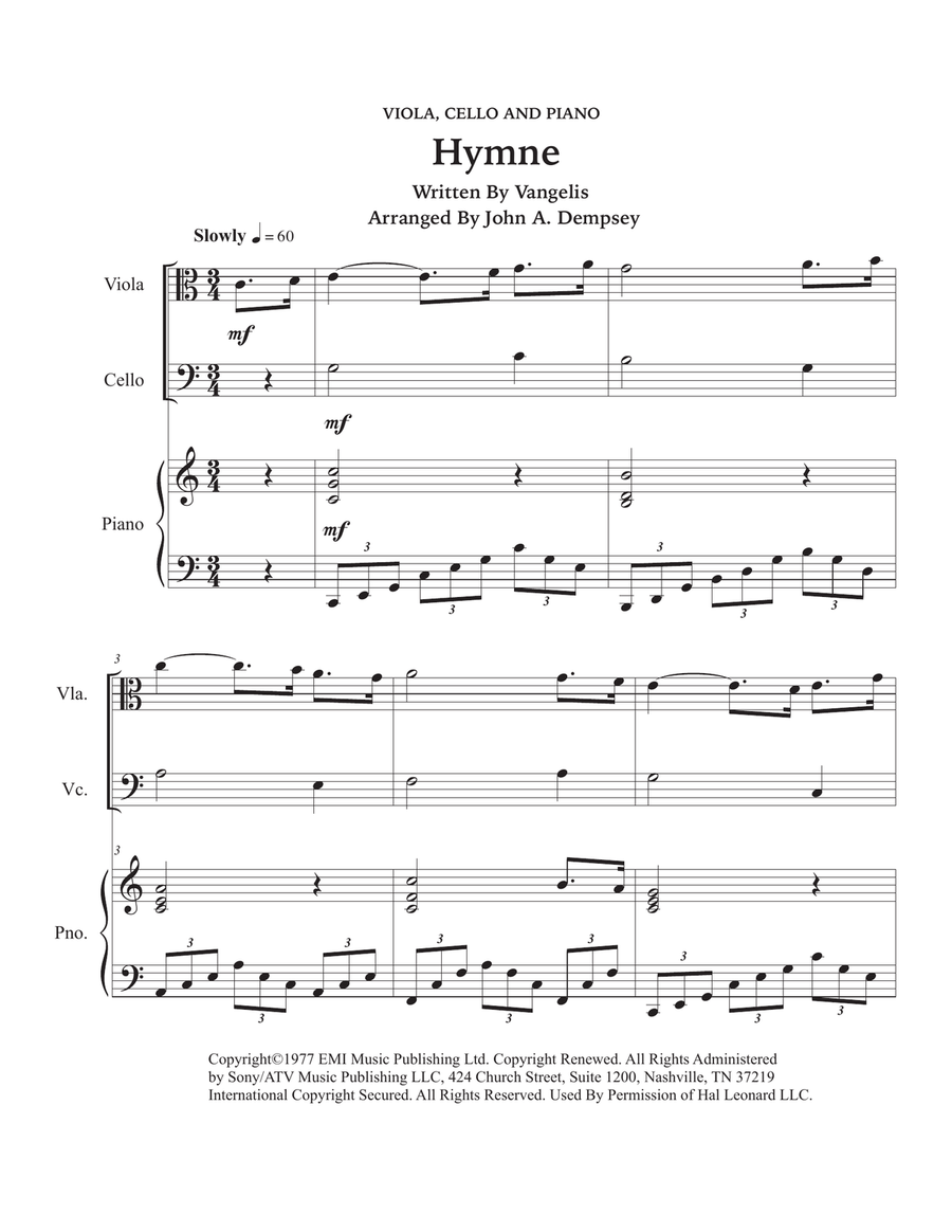 Hymne Small Ensemble scores gallery preview page 5