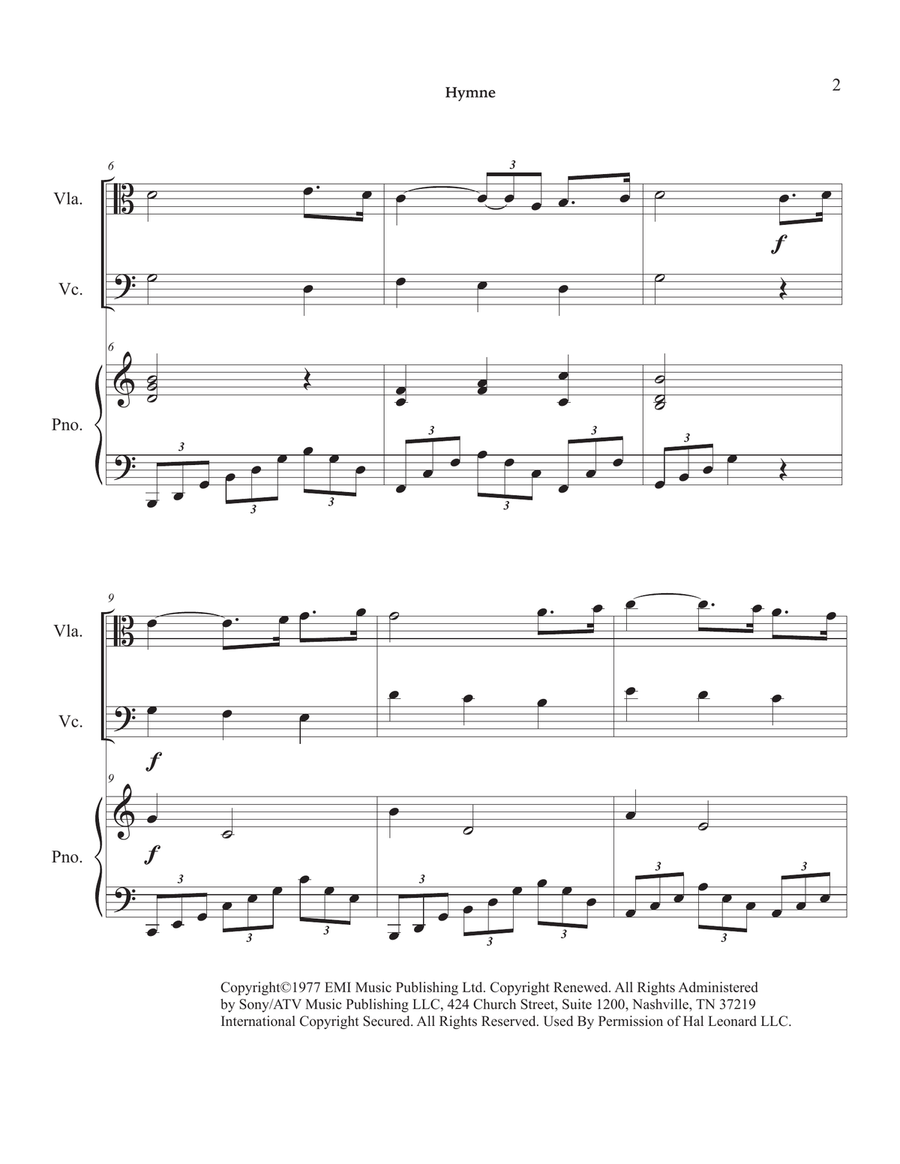 Hymne Small Ensemble scores gallery preview page 6