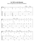 Go, Tell It on the Mountain (For Guitar Tuned Open G - DGDGBD)