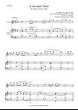 O du mein Trost Violin, voice, organ
