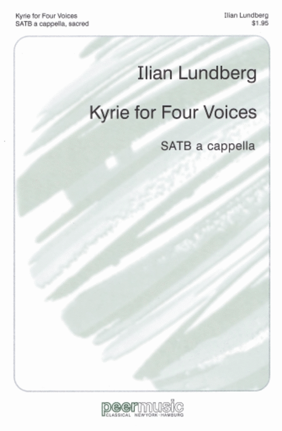 Kyrie for Four Voices 4-Part scores gallery preview page 1