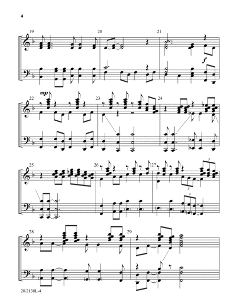 Rise Up, Shepherd, and Follow 5-Octaves scores gallery preview page 4