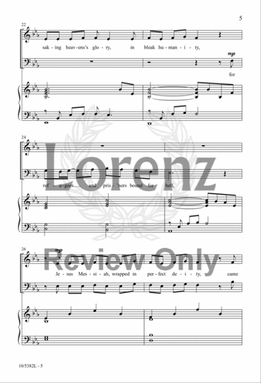 Noel! Christ the Lord Is Born 4-Part scores gallery preview page 4