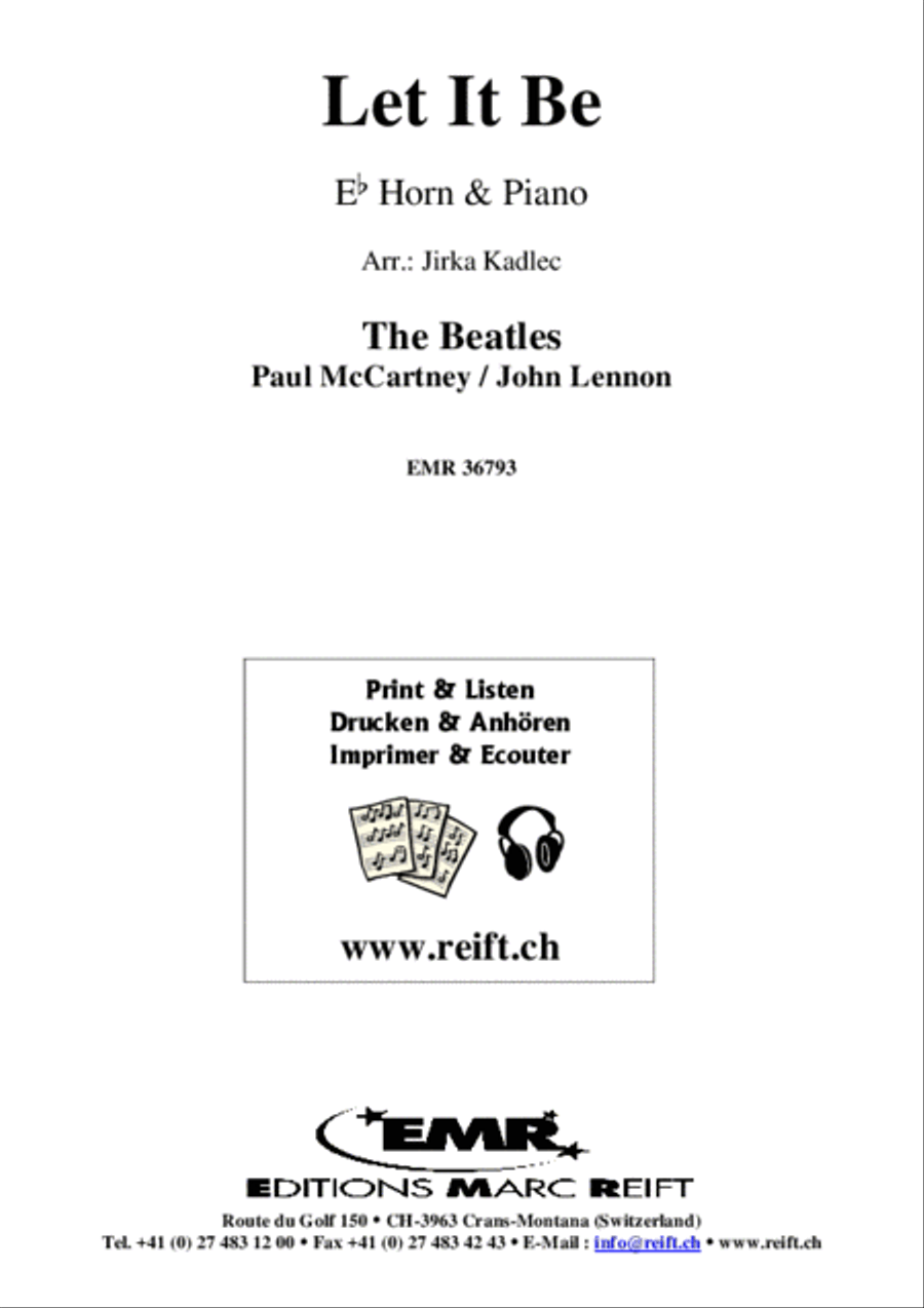 Let It Be Horn scores gallery preview page 2