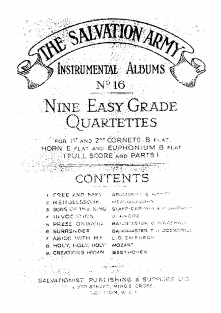 Instrumental Album No. 16 Cornet scores gallery preview page 1