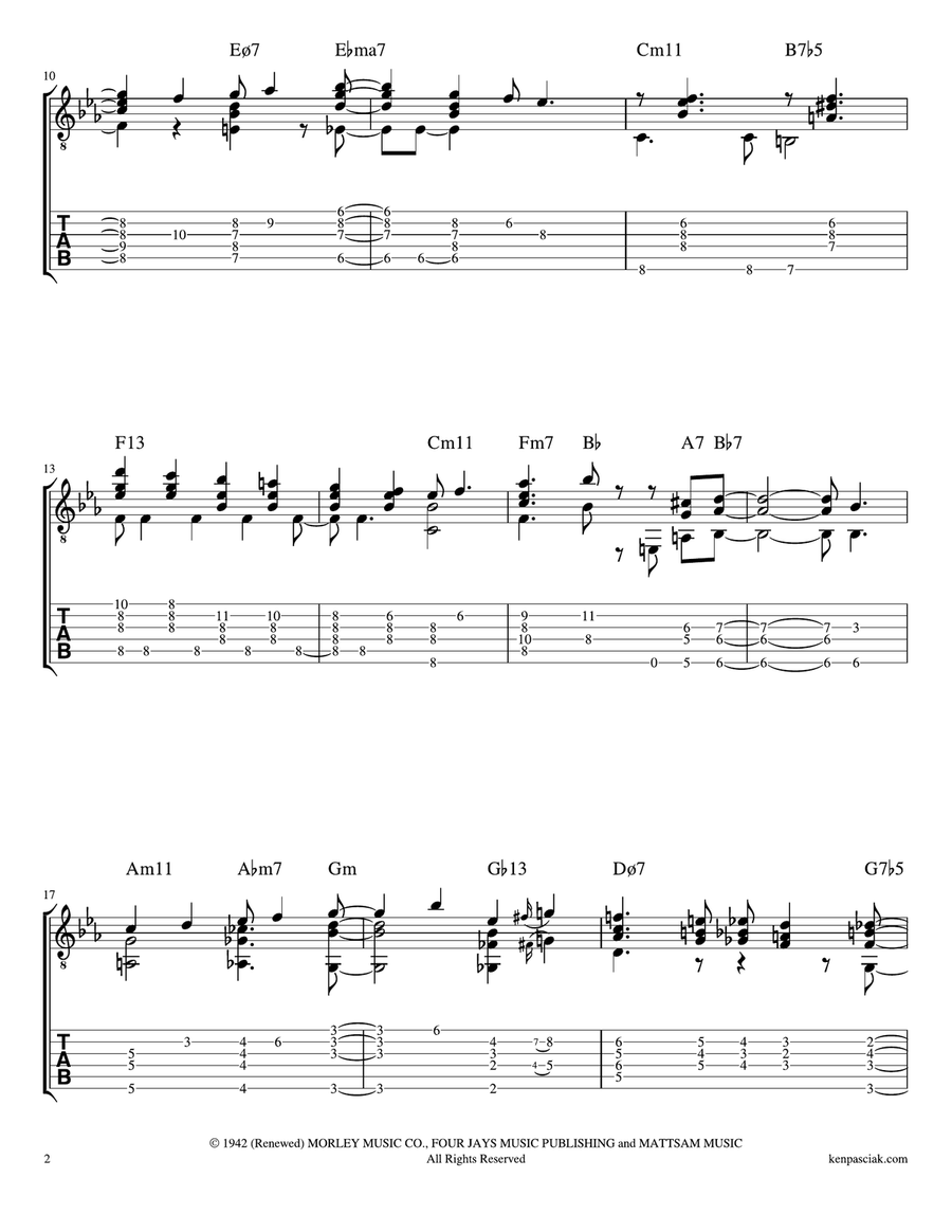 There Will Never Be Another You Acoustic Guitar scores gallery preview page 2