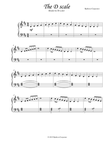 The D Scale (Etude for D Scale)