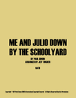 Me And Julio Down By The Schoolyard mini preview