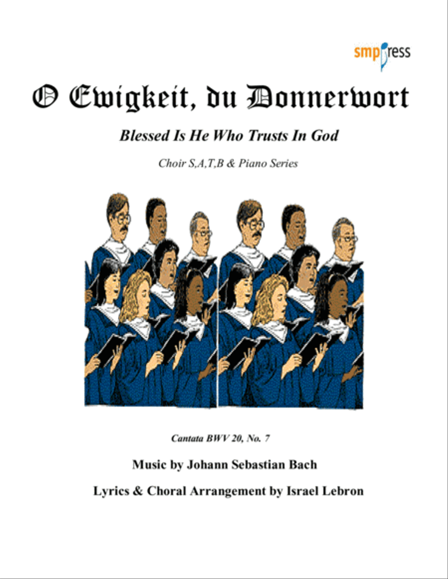 Blessed Is He Who Trusts In God (lyrics by Lebron) Choir scores gallery preview page 1