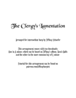The Clergy's Lamentation: Late Intermediate Harp